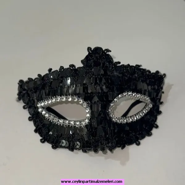 Lüks Maske Pul Payetli